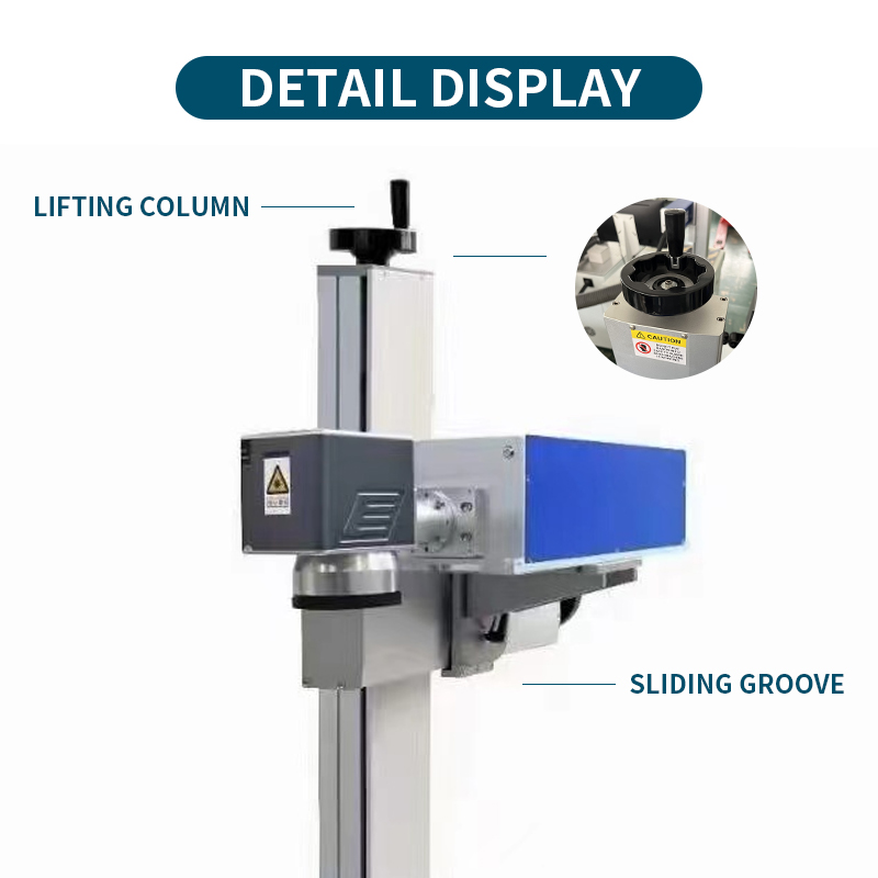 Manufacture customizable fiber co2 uv flying carving laser marking engrave machine - Imagen 4