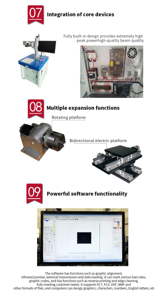 co2 laser marking machine detail