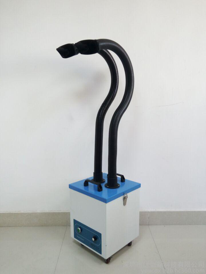 Industry customizable double head smoke fume air purifier for laser marking welding - Image 2